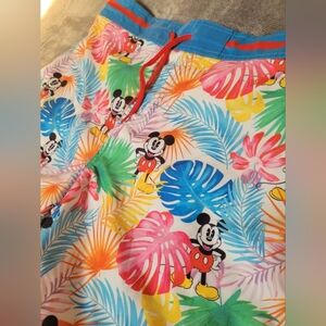 Disney Mickey Mouse Swim Shorts Men's Sz M